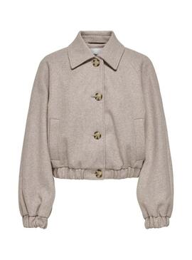 Giubbotto Only Onlnancy grigio per donna