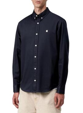 Camicia Carhartt WIP Madison blu scuro per uomo