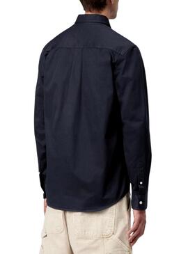 Camicia Carhartt WIP Madison blu scuro per uomo
