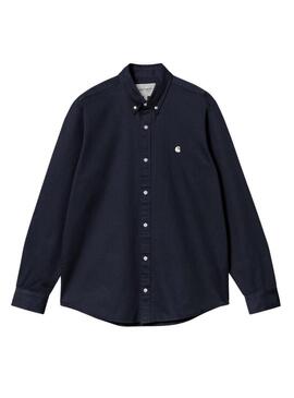 Camicia Carhartt WIP Madison blu scuro per uomo