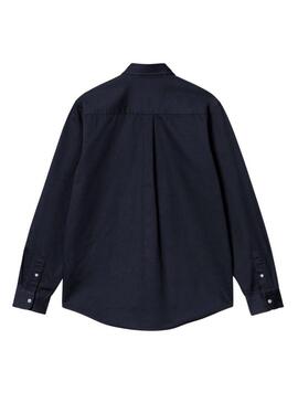 Camicia Carhartt WIP Madison blu scuro per uomo