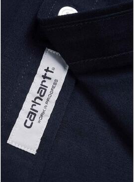 Camicia Carhartt WIP Madison blu scuro per uomo