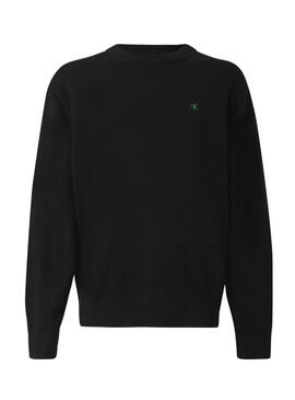 Maglia Calvin Klein Ez Cotton nera per uomo
