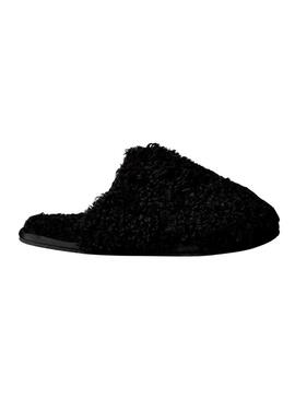 Scarpe Calvin Klein Close Slipper Fur nere per donna.
