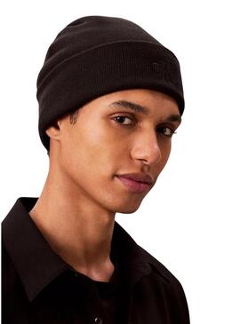 Cappello Calvin Klein Fine Rib nero per uomo