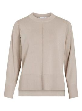 Maglia Vila Viostria beige per donna