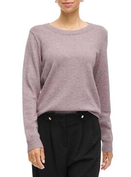 Maglia Vila Viril color lilla per donna.