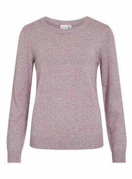 Maglia Vila Viril color lilla per donna.