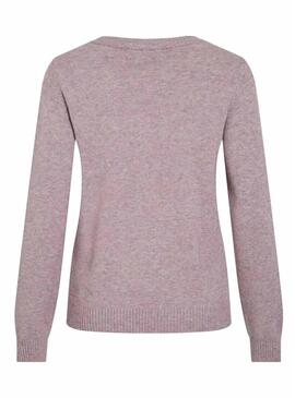 Maglia Vila Viril color lilla per donna.