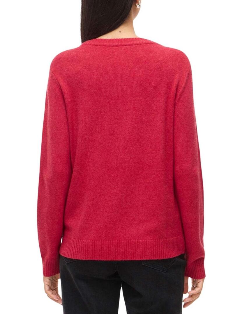 Maglia Vila Viril rossa per donna.