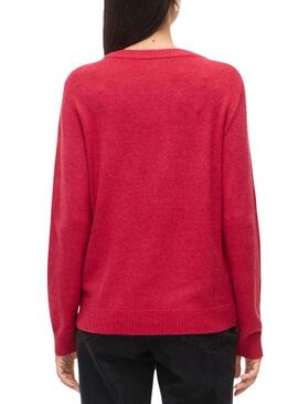 Maglia Vila Viril rossa per donna.