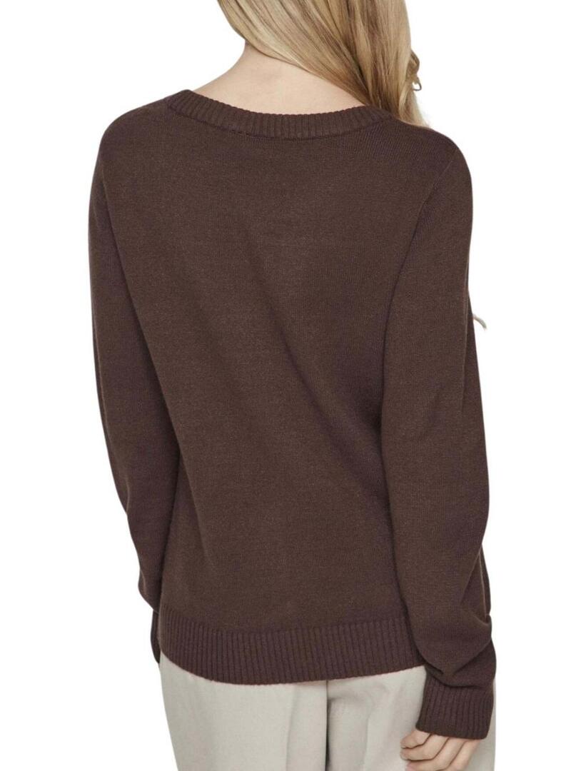 Maglia Vila Viril marrone per donna