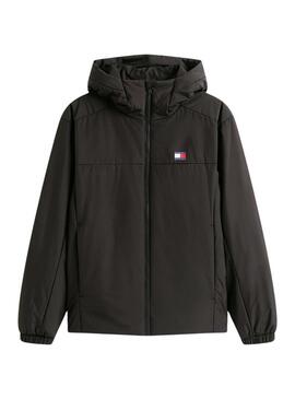 Anorak Tommy Jeans Poly nero per uomo