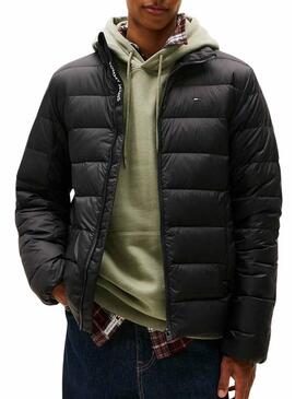 Giacca Tommy Jeans ultraleggera nera da uomo