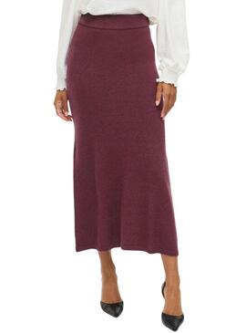 Gonna Vila Viril bordeaux per donna