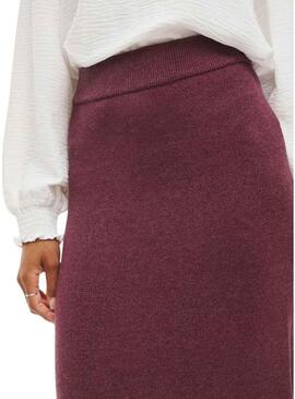 Gonna Vila Viril bordeaux per donna