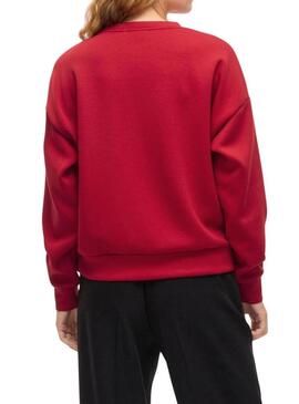 Felpa rossa Vila Reflect per donna