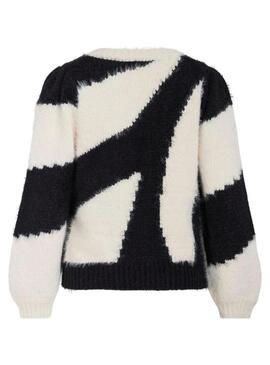 Maglia Vila Nuo nera e bianca per donna.