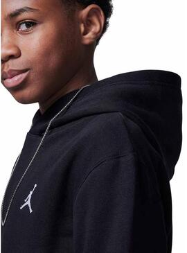Felpa Jordan Brooklyn nera per bambino