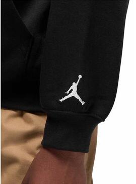 Felpa Jordan Air Has Landed nera per bambino
