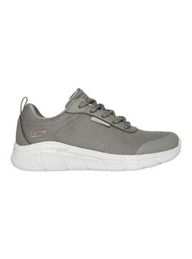 Sneakers Skechers Bobs Flex Waterproof verde per donna.