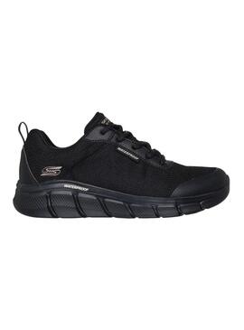 Scarpe Skechers Bobs Flex Waterproof nere per donna.