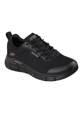 Scarpe Skechers Bobs Flex Waterproof nere per donna.
