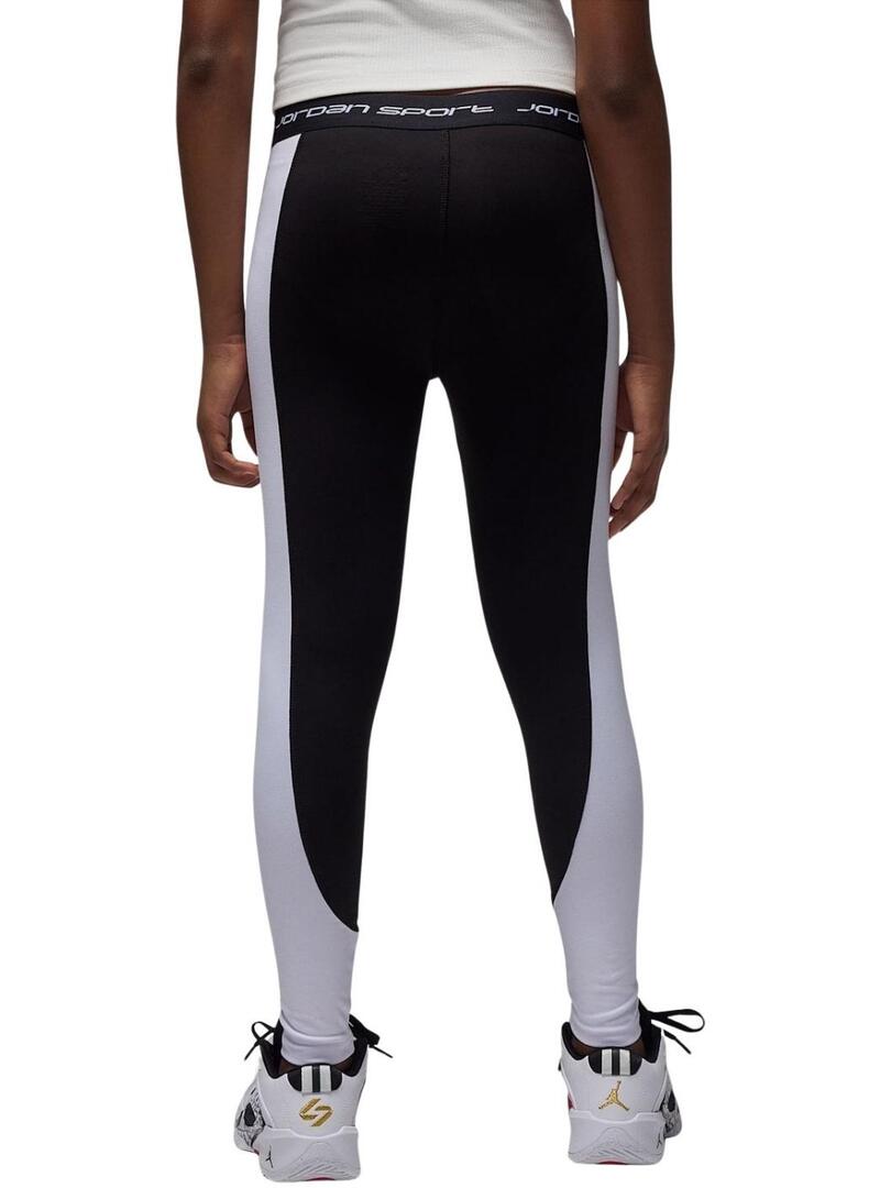 Leggings Jordan Dri-FIT Sport neri per bambina