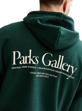 Felpa Only and Sons Park Gallery verde per uomo