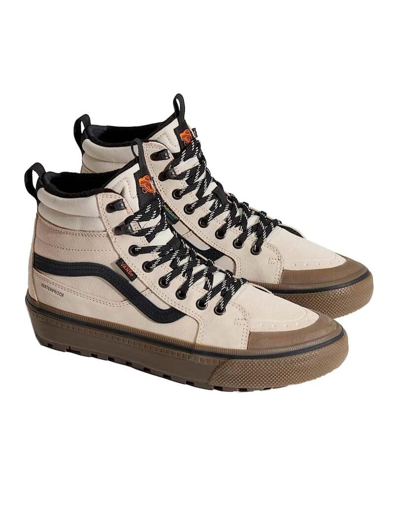 Scarpe Vans Sk8-Hi Waterproof bianche da uomo
