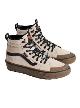 Scarpe Vans Sk8-Hi Waterproof bianche da uomo