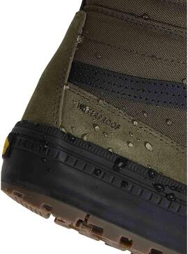 Scarpe Vans Sk8-Hi Waterproof verdi per uomo.