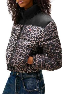 Giacca Tommy Jeans Leopard per donna