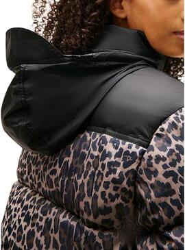 Giacca Tommy Jeans Leopard per donna
