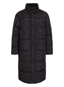Cappotto trapuntato Vila Vipuff animal print per donna