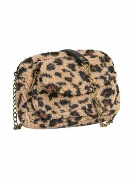Borsa Pieces Aina leopardo per donna