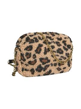 Borsa Pieces Aina leopardo per donna