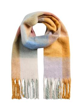 Sciarpa Pieces Jory rosa per donna.