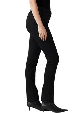 Pantaloni in denim Levis 312 neri da donna