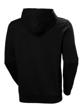 Felpa Helly Hansen HH Box nera per uomo.