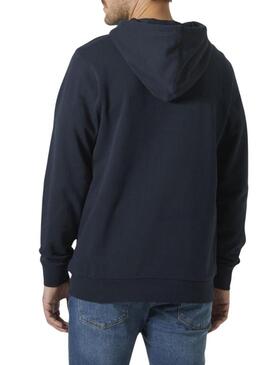 Felpa Helly Hansen HH Box blu scuro per uomo