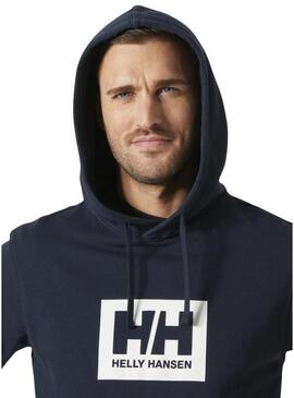 Felpa Helly Hansen HH Box blu scuro per uomo