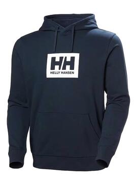 Felpa Helly Hansen HH Box blu scuro per uomo