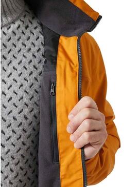 Giubbotto Helly Hansen Crew Midlayer arancione per uomo