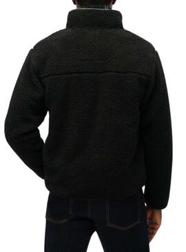Polar Superdry Vintage Retro Full Zip nero per uomo