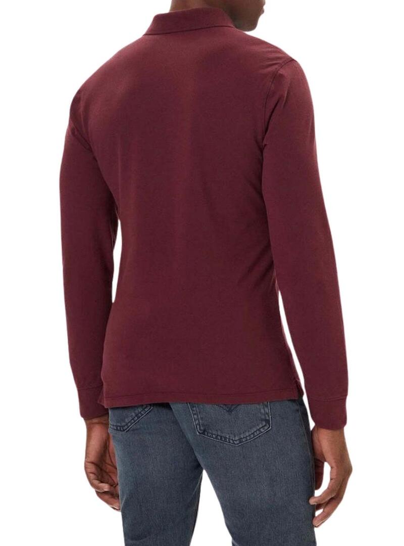 Polo Levis Housemark granata per uomo
