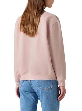 Felpa Levis Everyday rosa per donna