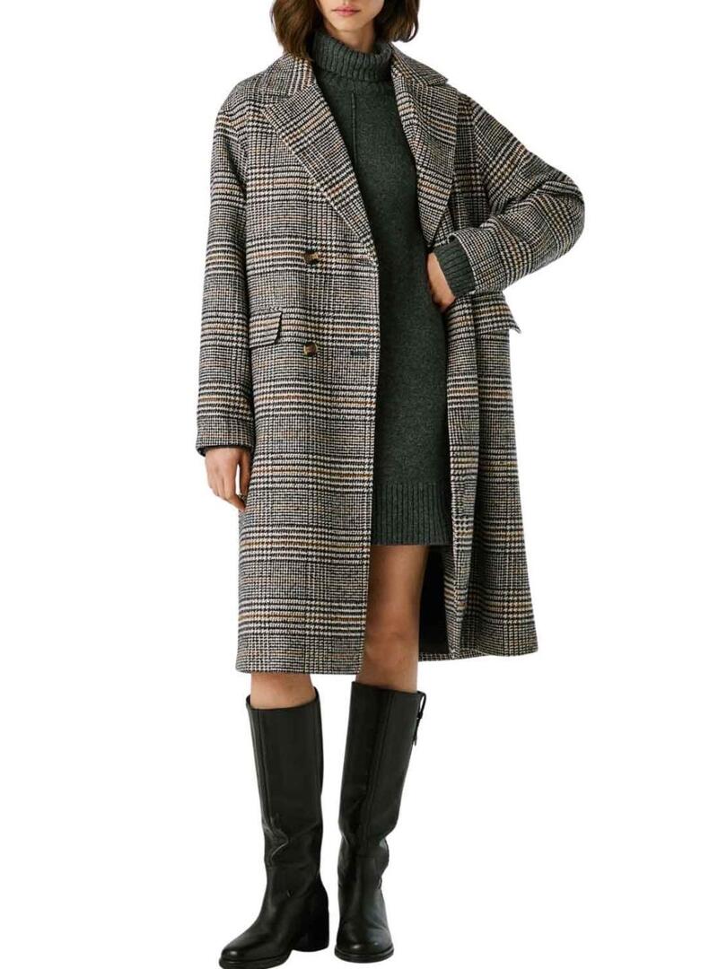 Cappotto Pepe Jeans Tasha grigio per donna