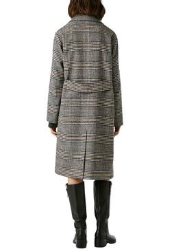 Cappotto Pepe Jeans Tasha grigio per donna