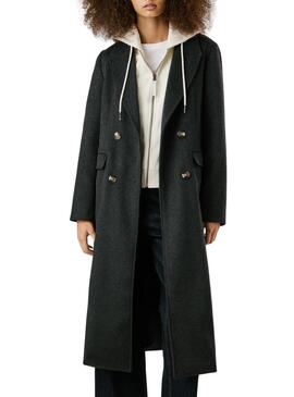 Cappotto Pepe Jeans Taylor grigio per donna